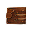 Persian Leather Bifold Wallet for Men with Poem