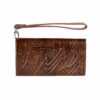 Persian Leather Long Wallet for Women with Poem