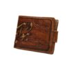 Persian Leather Bifold Wallet for Men with Poem