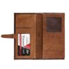Persian Leather Long Wallet with Poem Calligraphy