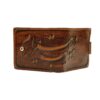 Persian Leather Bifold Wallet for Men with Poem