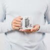 Persian Ceramic Coffee Mug - Set of 2 Model Molana Calligraphy Poem