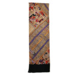 Persian Silk Neck Scarf for Women Luxe and Vibrant Shahnameh