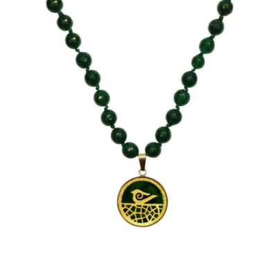 Persian Gold Plated Necklace for Women Bird