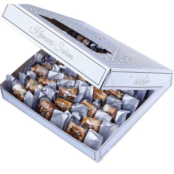 Mixed Persian Sohan & Gaz: Authentic Saffron-Rosewater Brittle Toffee 550 gr (3x)