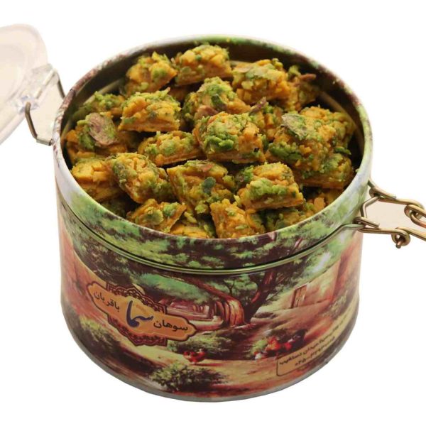 Sohan Qom Pieces – Pistachio & Saffron-Rosewater Brittle Toffee – 500 gr, (2x)