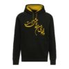 Persian Style Black Hoodie Model Zakhme Eshagh