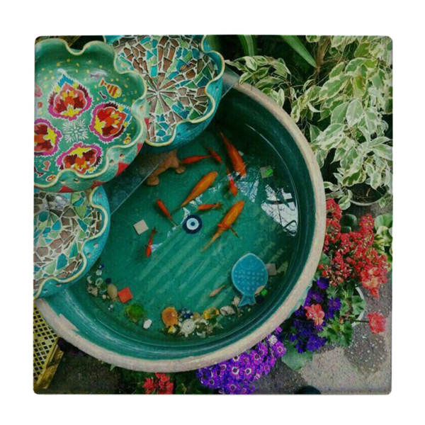 Decorative Persian Ceramic Tile Fish