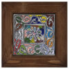 Decorative Persian Framed Ceramic Tile - KH13