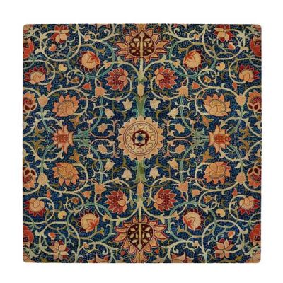 Decorative Persian Framed Ceramic Tile – Flower