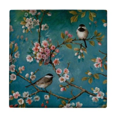 Decorative Persian Framed Ceramic Tile – Spring wk311