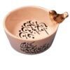 Set of 2 Decorative Persian Siah Ghalam Ceramic Bowl Mashgh