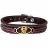 Persian Leather Bracelet for Men and Women - Khordad Symbol