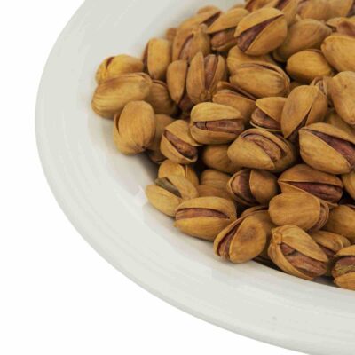 Saffron Flavored Persian Pistachios – Kalle Gochi Variety, Roasted, 900 grams