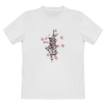 Persian Cotton White T-Shirt Model Nastaliq