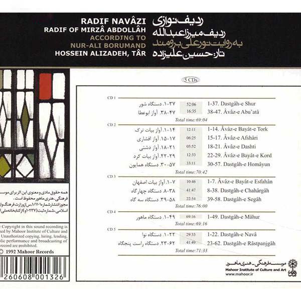 The Radif of Mirza Abdollah for the Tar