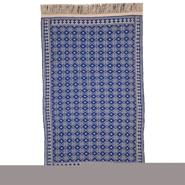 Persian Handwoven Zilou Floor Covering Rug Blue