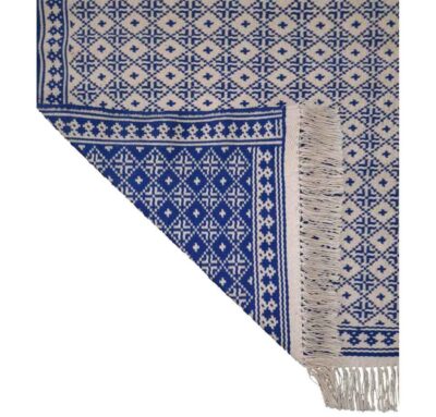 Persian Handwoven Zilou Floor Covering Rug Blue