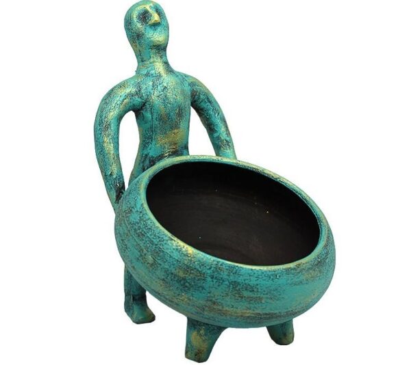 Persian Pottery Candlestick Handmade with Artisan Elegance Dummy