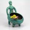 Persian Pottery Candlestick Handmade with Artisan Elegance Dummy