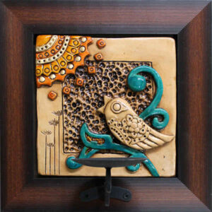 Decorative Persian Ceramic Art Model Bird