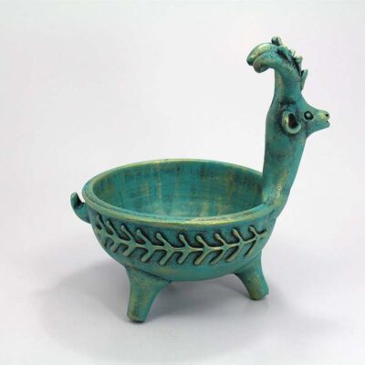 Decorative Pottery Accent – Candy Bowl Model Goat