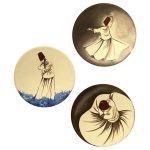 Hand-Painted Decorative Pottery Plate Sama