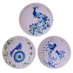 Hand-Painted Decorative Pottery Plate Tavoos