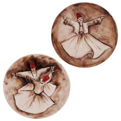 Hand-Painted Decorative Pottery Plate Sama