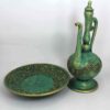 Decorative Pottery Accent - Rosewater Sprinkler & Plate