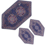 Set of 3 Persian Termeh Tablecloth Luxurious with Floral Pattern Gohar