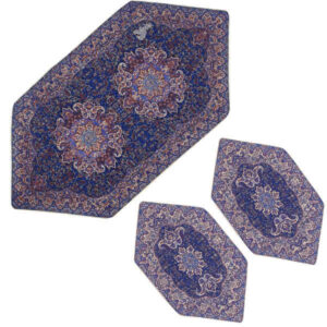 Set of 3 Persian Silk Termeh Tablecloth Gohar