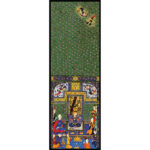 Persian Print Shawl for Women Artistic Shahnameh Mardosh