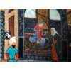 Persian Print Shawl for Women Artistic Shahnameh Eskandar