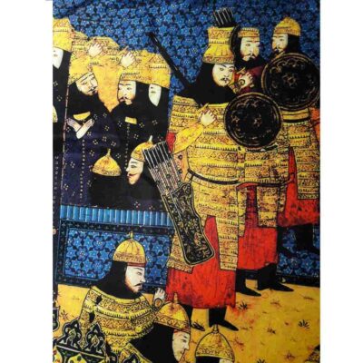 Persian Print Shawl for Women Artistic Lashgariyan