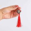 Persian Embroidered Earrings Balochi Traditional Tassel Suzani Nura