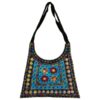 Ethnic Suede Boho Shoulder Bag Embroidered Z17 Pattern