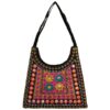 Ethnic Suede Boho Shoulder Bag Embroidered KF Design