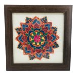 Persian Embroidered Tapestry Wall Hanging – Floral Textile Art