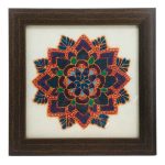 Persian Embroidered Tapestry Wall Hanging – Floral Textile Art