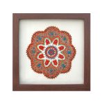 Persian Embroidered Tapestry Wall Hanging – Floral Balochi Textile Art