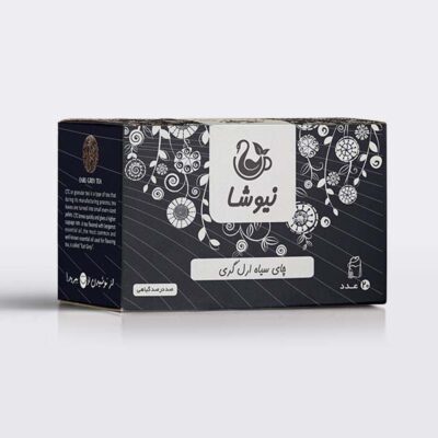 Newsha Earl Grey Black Tea Bags – 5 Pack