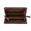 Persian Leather Long Wallet for Women with Poem