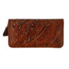 Persian Leather Long Wallet for Women with Poem