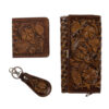 Treasured Persian Artisanal Wallet, Keychain & Card Holder Gift Set for Her