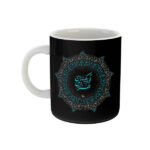 Persian Ceramic Coffee Mug - Molavi Calligraphy Poem