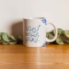 Persian Ceramic Coffee Mug - Molavi Calligraphy Poem