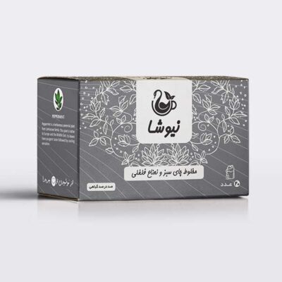 Newsha Peppermint Flavored Green Tea