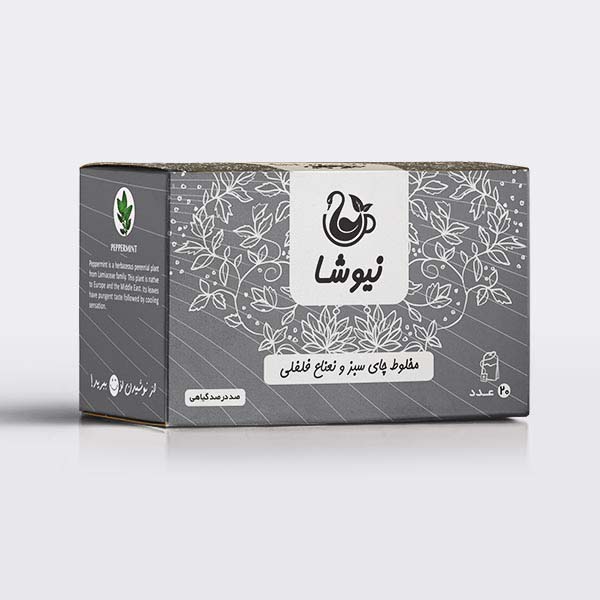 Newsha Peppermint Flavored Green Tea