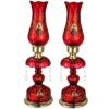 Persian Crystal Luster Lamp Traditional Laleh Shaped Shah Abbasi